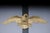 Imperialist Patriotic Eagle Wall Decoration, American Eagle, Bronze Brass, Gold Plated The figure depicts an eagle holding...