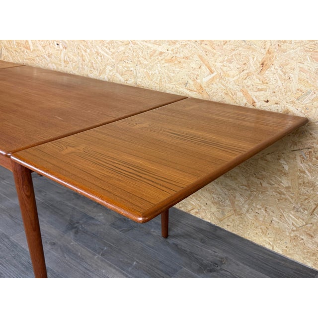 Teak Extendable Dining Table, Denmark, 1960s For Sale - Image 4 of 18