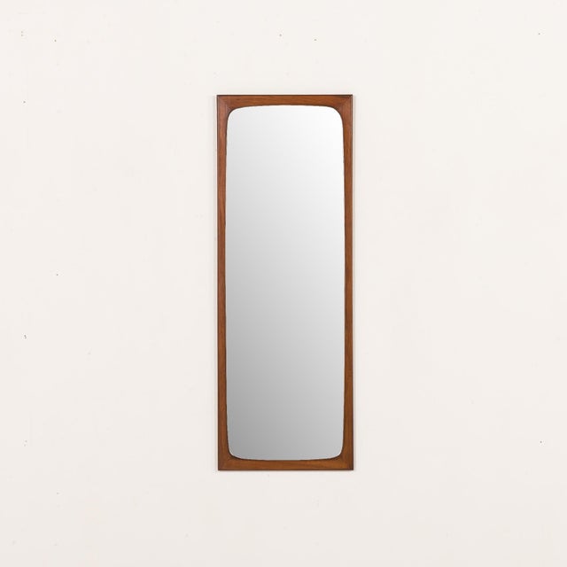 Danish Rosewood Mirror in the style of Aksel Kjersgaard, 1960s For Sale - Image 9 of 9