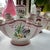 White Pair of Faience tulipiere vases // traditional decor // tulip vase // floral design // specimen vase // multi spout vase // French Antique For Sale - Image 8 of 10