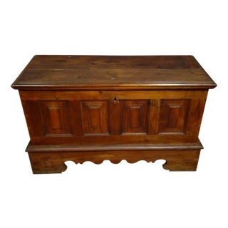 Large Antique Walnut Chest, 1700s For Sale