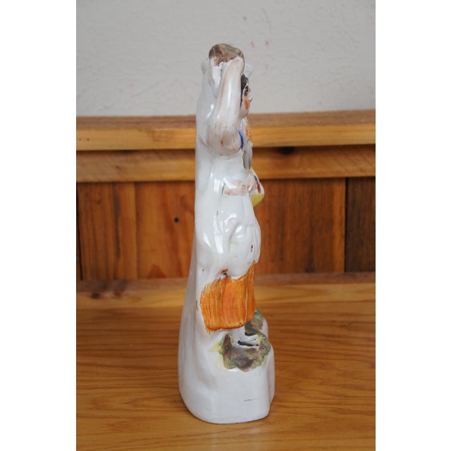 Antique Staffordshire Porcelain Scottish Highland Harvest Couple Figurine For Sale - Image 6 of 12