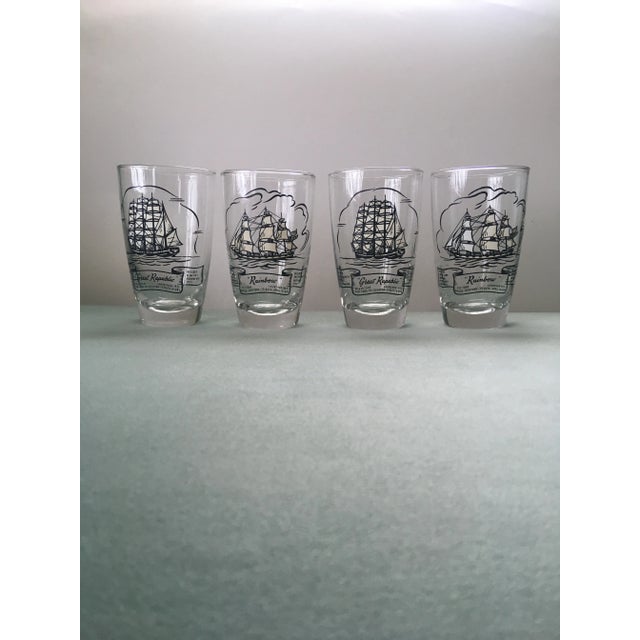 Vintage Clipper Ships Glass Tumblers- Set of 4 For Sale - Image 13 of 13