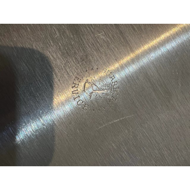 Vintage Guardian Round Griddle Platter Tray For Sale In West Palm - Image 6 of 6