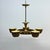 Mid-Century Modern 1950s Gerald Thurston for Lightolier Five Light Brass Chandelier For Sale - Image 3 of 6