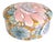 Vintage Golden Peony Hand Painted Chinese Porcelain Box Signed For Sale