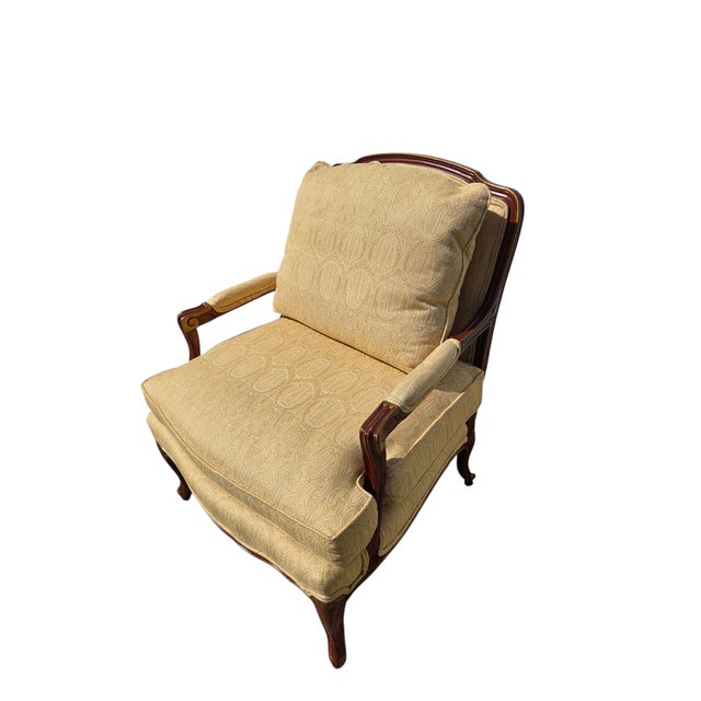 Great Chair in excellent condition. Few rub marks on wood. Please see photos as they are considered part of the...