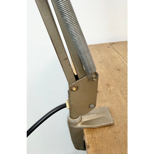Vintage Brown Adjustable Architect Table Lamp, 1960s For Sale - Image 16 of 18