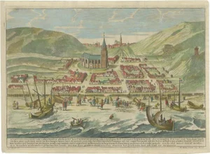Scheveningen in Holland, 1720, Print