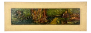 Expressionist Composition, 1969, Mixed Media