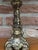 1960s Vintage Empire Table Lamp in Brass with Fabric Shade, 1960s For Sale - Image 5 of 11