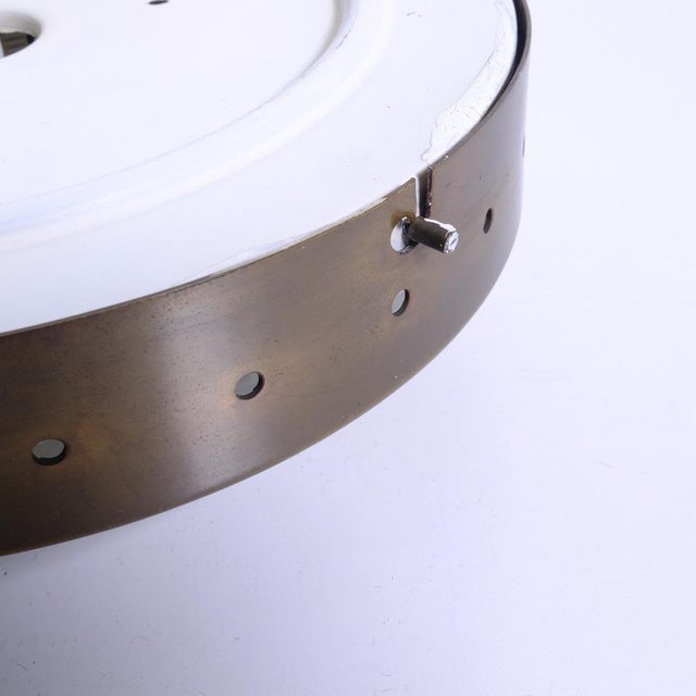 Vintage Glass and Metal Wall Lamps, 1940s, Set of 2 For Sale - Image 12 of 18