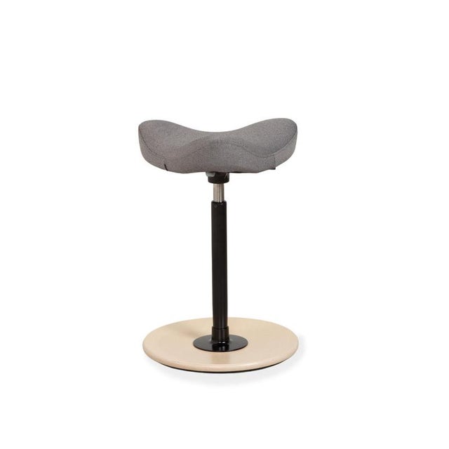 Gray Move Sit-Stand Stool with Grey Revive 164 Base in Ash by Per Øie for Varier For Sale - Image 8 of 10