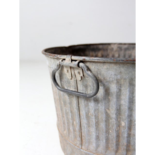 Vintage Galvanized Bucket Chairish