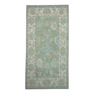 Turkish Oushak Rug 2'10" x 5'5" #17825 For Sale