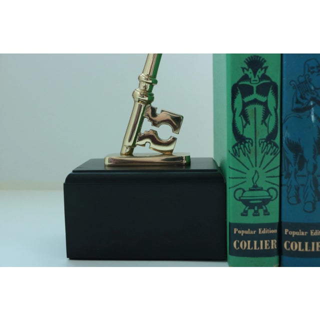 Brass Skeleton Key Bookends - a Pair For Sale In Madison - Image 6 of 8