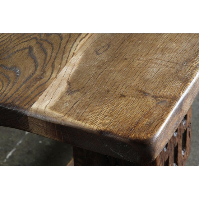 Large Vintage Danish Farmhouse Refectory Table, 1930s For Sale - Image 9 of 18