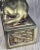 Vintage a & M Leatherlines, New York Brass Sleeping Lion Bookends For Sale - Image 11 of 11
