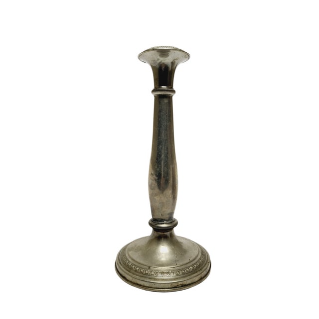 Eclectic Gilloched Candlestick, 1900s, in Very Good conditions. Designed before 1890