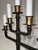 1940s Pair of 5-arm wrought iron candelabras For Sale - Image 9 of 12
