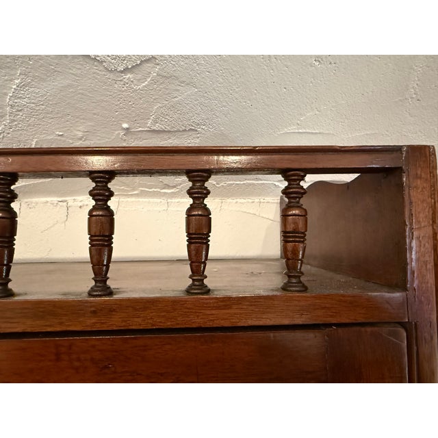 Late 19th Century English Mahogany Hanging Wall Cabinet For Sale - Image 9 of 18