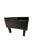 Rustic Black Painted Wood Tool Storage Bench Coffee Table For Sale - Image 11 of 13