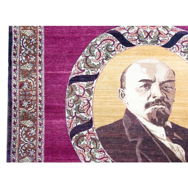 Burgundy Early 20th Century Azerbaijani Karabakh Rug For Sale - Image 8 of 15