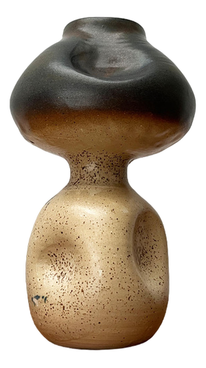 Mid-Century Brutalist Heavy German Studio Pottery Sculptural Vase, 1960s