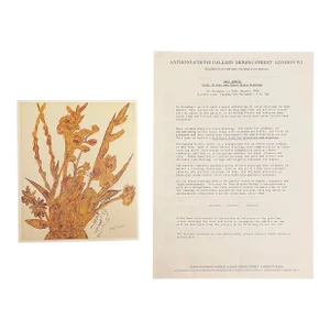 Andy Warhol Private Viewing Invitation and Art List