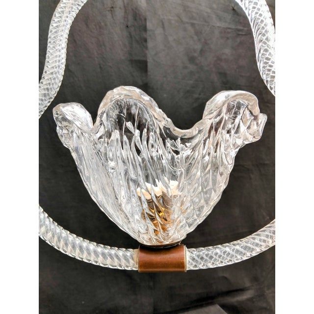 Murano Glass Chandelier from Barovier & Toso, 1940s For Sale - Image 8 of 9