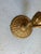 Vintage Ornate 1968 Brass Metal Bathroom Towel Rod End Caps - a Pair For Sale - Image 9 of 11