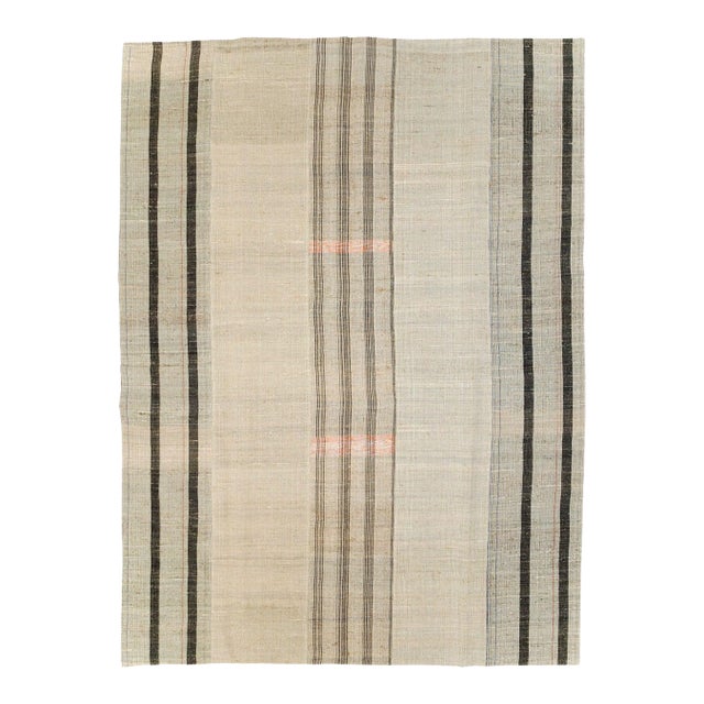 Galerie Shabab Collection Mid-20th Century Turkish Flatweave Kilim Room Size Carpet For Sale
