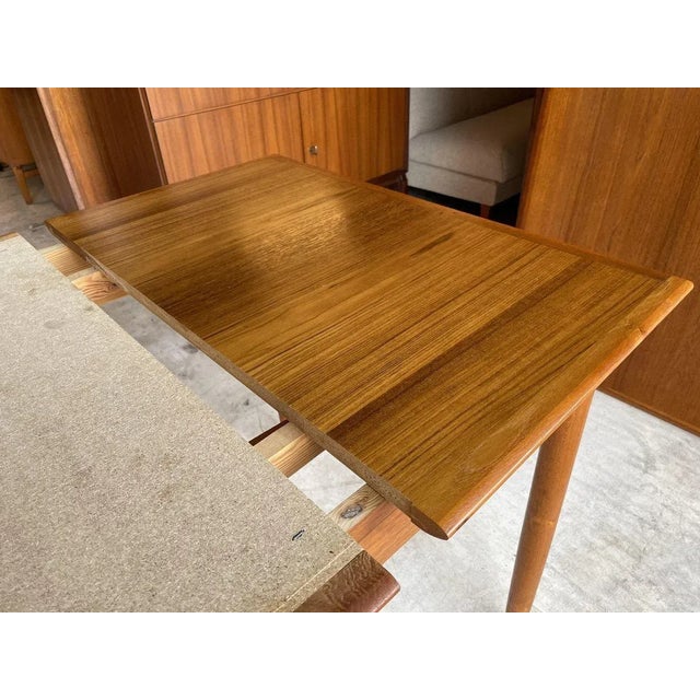 Danish Modern Teak Dining Table, 1960s For Sale - Image 10 of 11
