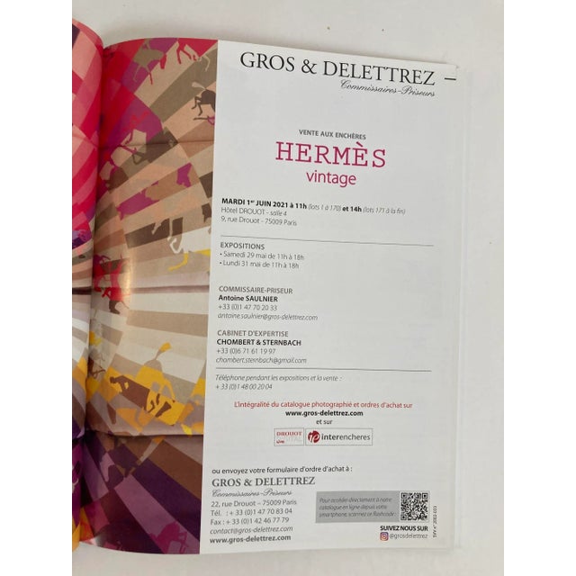Postmodern Hermes Paris Auction Catalog 2021 Published by Gros & Delettrez For Sale - Image 3 of 9