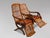 Antique Walnut Reclining Armchairs, 1860, Set of 2 For Sale - Image 16 of 17