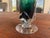1950s Tiffin Killarney Teal Green 3-Leaf Stem Bud Vase For Sale - Image 5 of 6