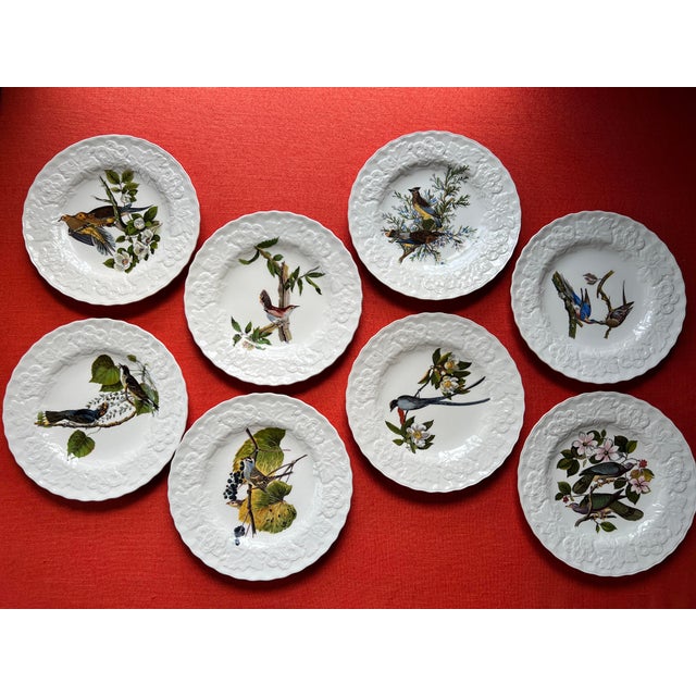 John J. Audubon's Birds of America decorative plates for wall hanging are vintage from the 1930s-early 1940s. The plates...
