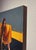 Contemporary Dreamer by Ryan Morse | Oil on Board Portrait of a woman seated in a chair with a red shawl. For Sale - Image 3 of 5