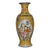 Vintage Chinese Gilt Copper Enamel "Bird & Flower" Vase, Qianlong Mark - 663g For Sale