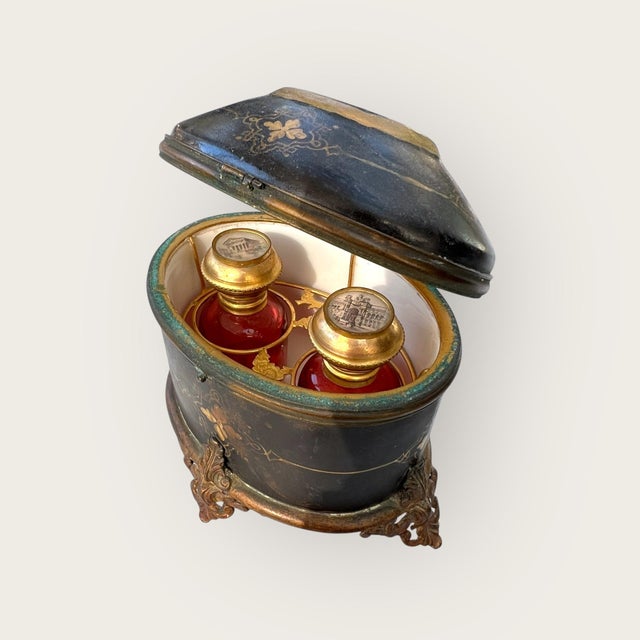 French Grand Tour Perfume Caddy, Set of 3 For Sale - Image 3 of 10