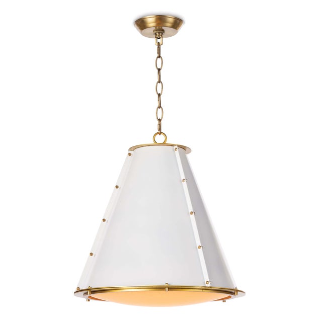 Regina Andrew French Maid Chandelier Small in White For Sale - Image 9 of 9