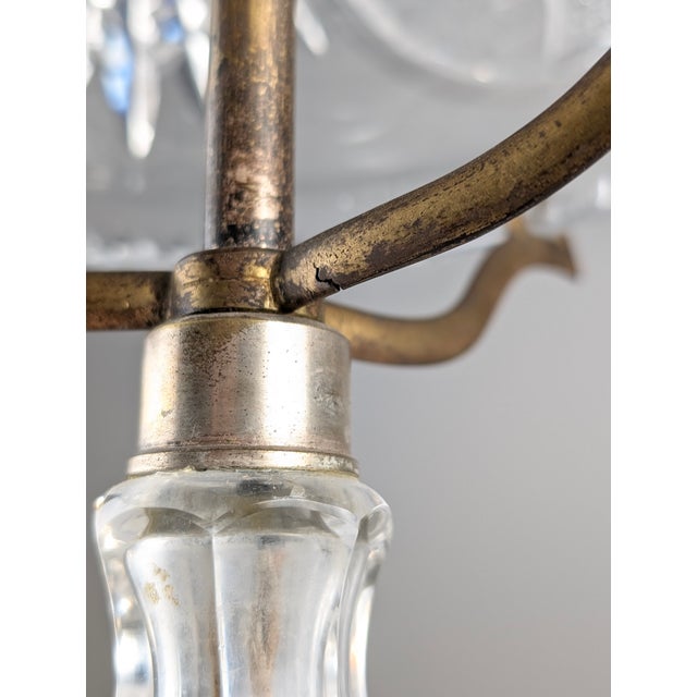 Art Deco French Cut Crystal Mushroom Table Lamp, 1920s For Sale - Image 15 of 18