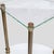 1960s Vintage Italian Three-Tier Glass and Brass Side Table, 1960s For Sale - Image 5 of 9