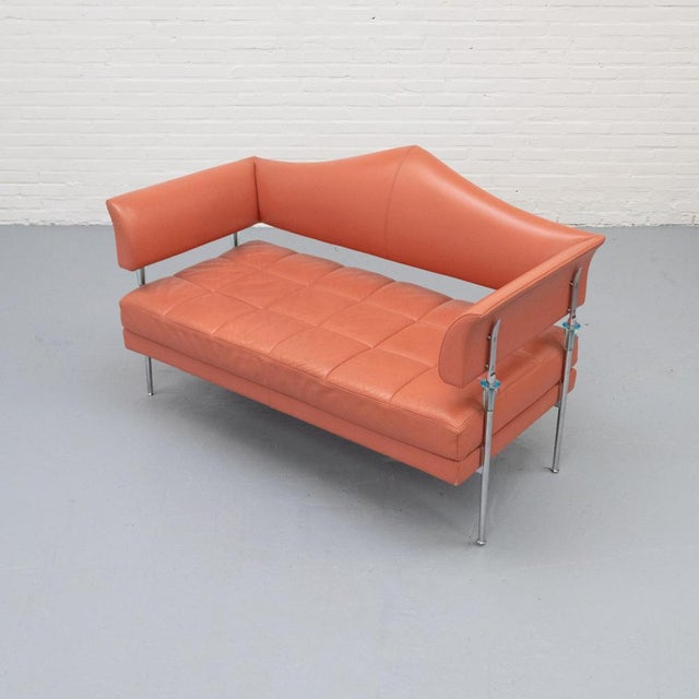 Animal Skin Hydra Sirius 2-Seater Sofa by Luca Scacchetti for Poltrona Frau, 1990s For Sale - Image 7 of 18