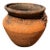 Vintage Mediterranean Terracotta Garden Planter With Applied Handles & Aged Patina For Sale