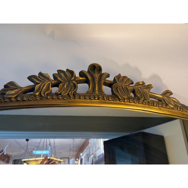 Anthropologie Gleaming Primrose Floor Mirror, Gold For Sale - Image 11 of 12