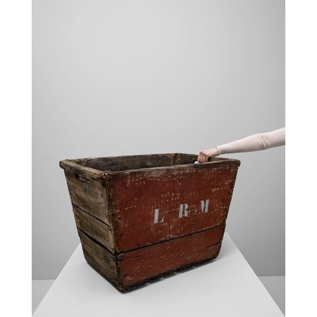 Mid 20th Century 20th Century French Wooden Grape Crate For Sale - Image 5 of 18