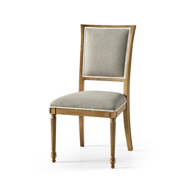 2020s Classic French Style Dining Chairs in Cherry Finish- Set of 2 For Sale - Image 5 of 7