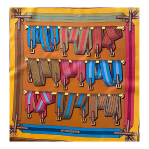 Hermès « Les Sangles » Gavroche Scarf,1
