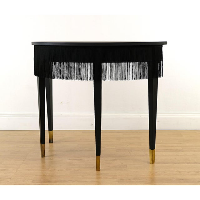 Mid-Century Modern Vintage Round Moon Side Table from Bradley Classic Furniture, England, 1900s For Sale - Image 3 of 6